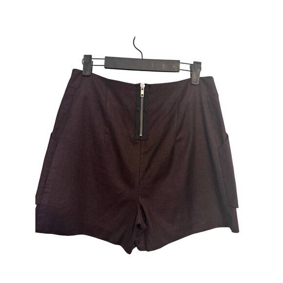2/$30 J Brand 28 Dressy Shorts With Back Zipper In Dark Brown - Picture 4 of 16